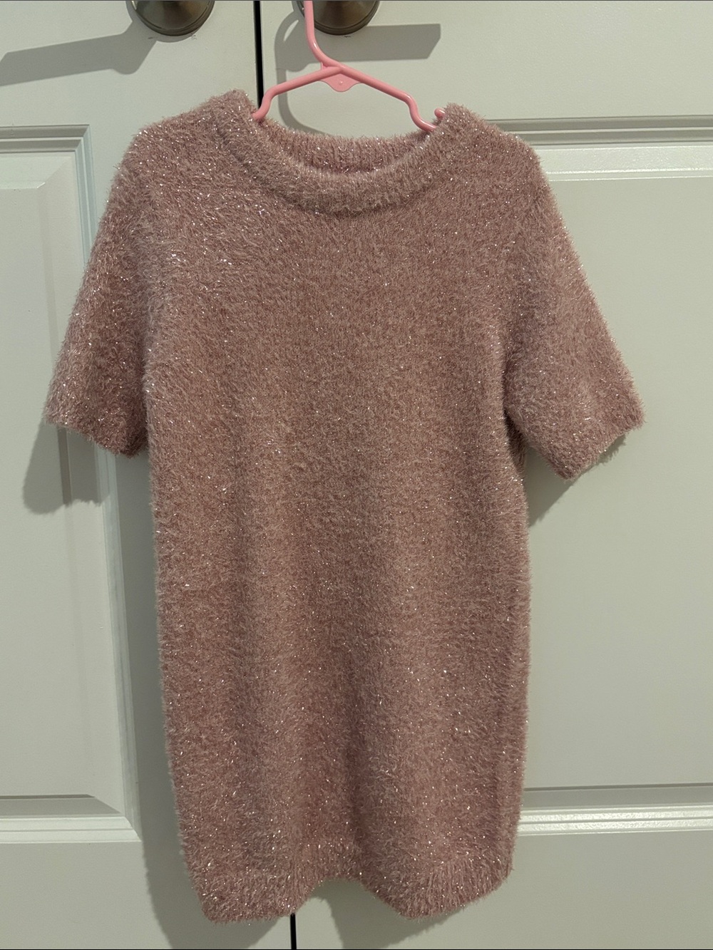 Primark Girls glitter pink dress